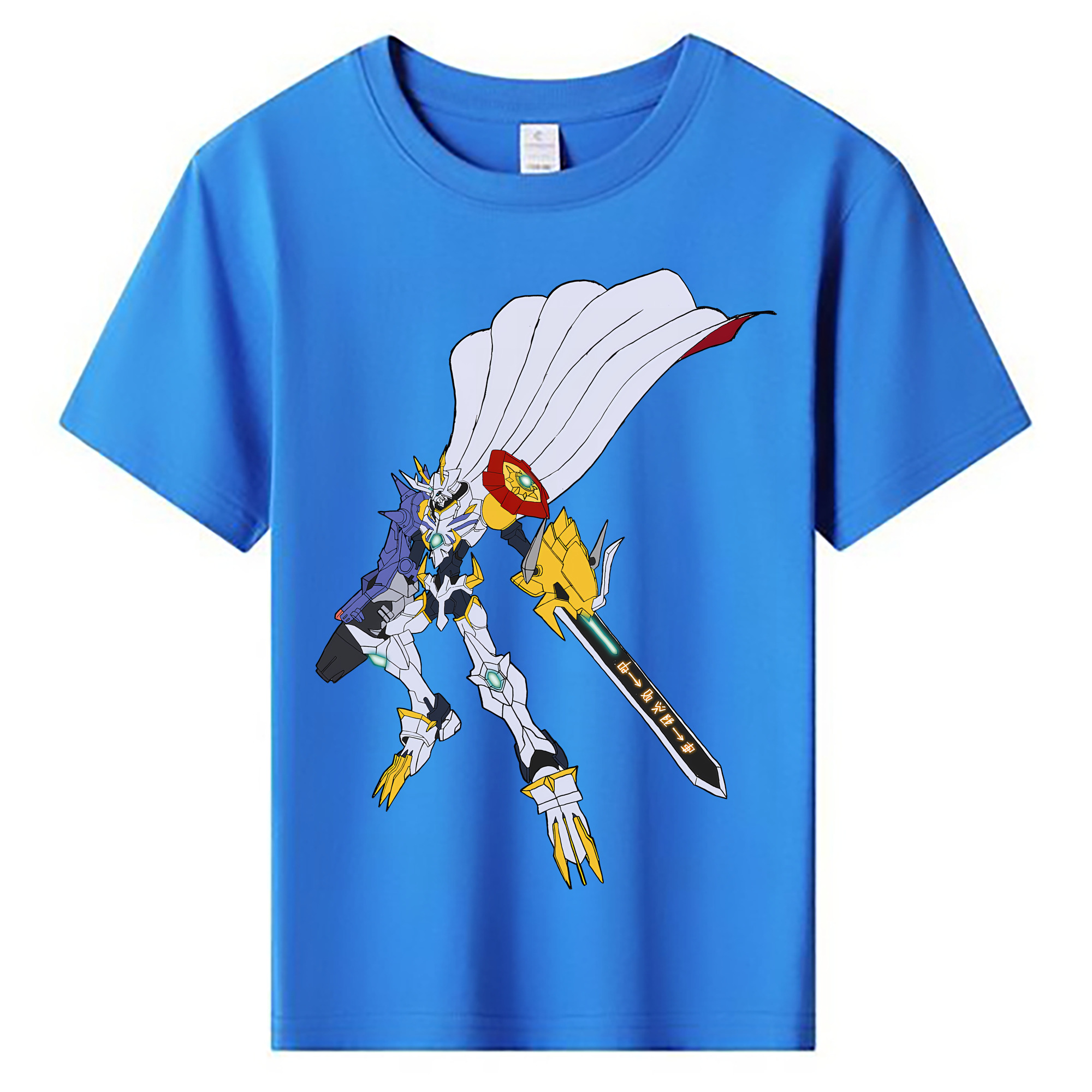 （画像用） Digimon デジタルモンスター/デジモン 綿100％キッズTシャツ（フロントプリント）
